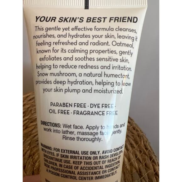 DERMASIL PHARMACEUTICAL RESEARCH OATMEAL FACIAL CLEANSER OATMEAL SNOW MUSHROOMS - Picture 5 of 7